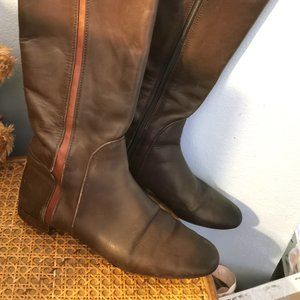 Tory Burch Sofia Tan Leather Riding Boots 8